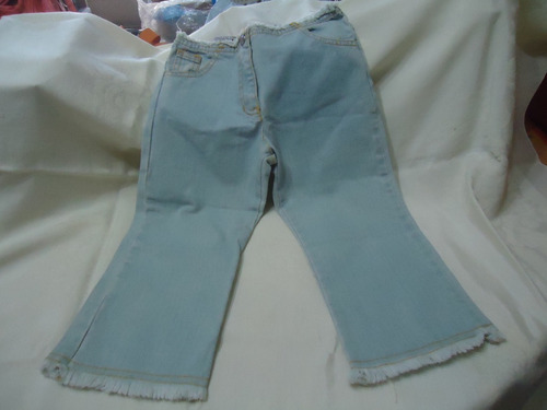 Pantalon Pescador De Jeans Zara Talle 5