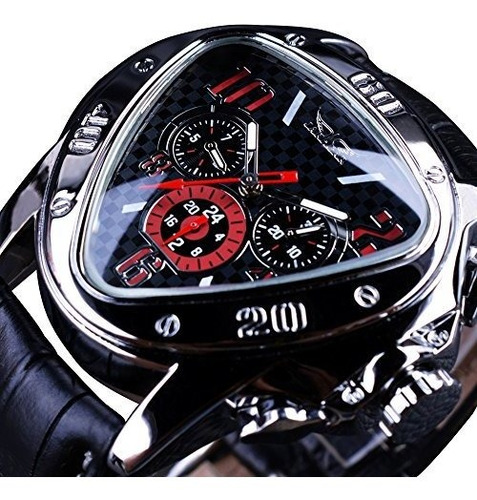 Jaragar Fashion Sport Triangle Racing Design Reloj Automatic