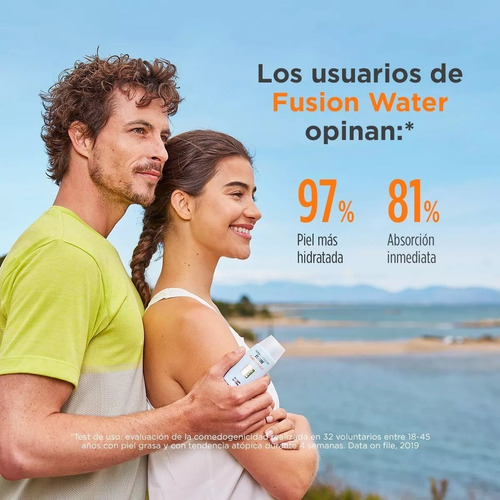 Fotoprotector Fusion Water Spf50 + Agua Micellar 100ml Isdin