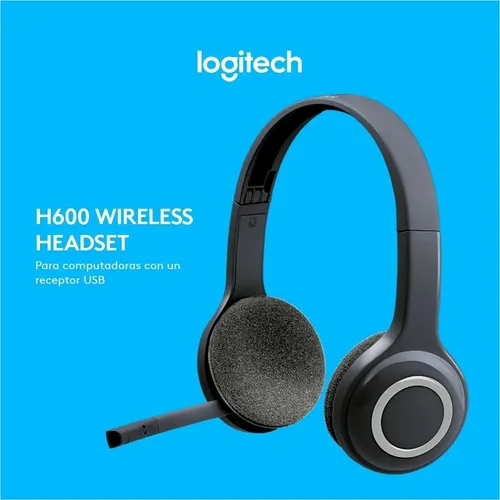 Diadema Para Chat Inal mbrica Logitech Wireless Headset H600