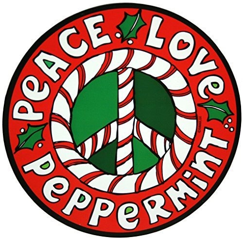Decoraciones Para Exteriores Mad Mags Peace Love Peppermint 
