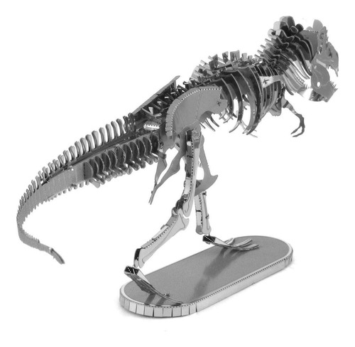 Maqueta Metálica Metal Earth Arg Esqueleto Tyrannosaurus Rex