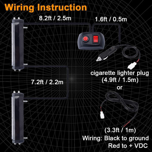 Wowtou - Luz Estroboscópica De Emergencia Modelo 316-1t2cob-