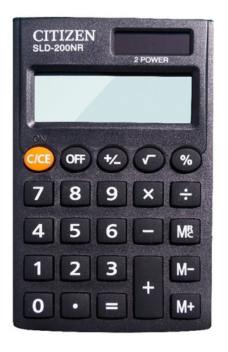 Imagen 2 de 7 de Paquete De 5 Calculadoras Citizen Bolsillo Sld-200nr