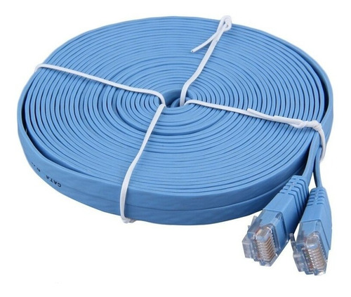 Cable Ethernet Lan Cat6 Red 10 Metros