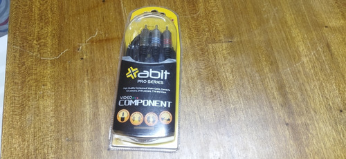 Cable Video Component | 3 Rca | 3mts | Abit-225.