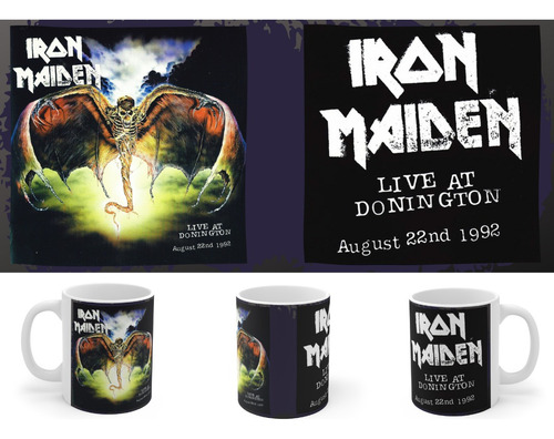 Rnm-0461 Taza Tazon Iron Maiden Live At Donnington 1992