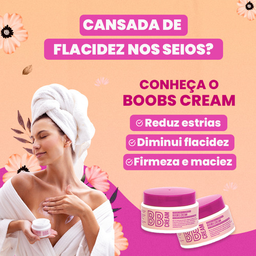 Kit Bumbum Cream + Boobs: crema para estrías y senos, fragancia neutra, tipo bote