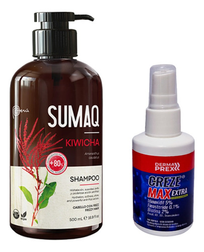 Shampoo Sumaq Kiwicha + Crece Max Extra