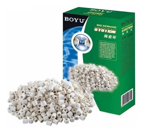 Canutillos Ceramicos Material Filtrante Con Bolsa 300g Boyu