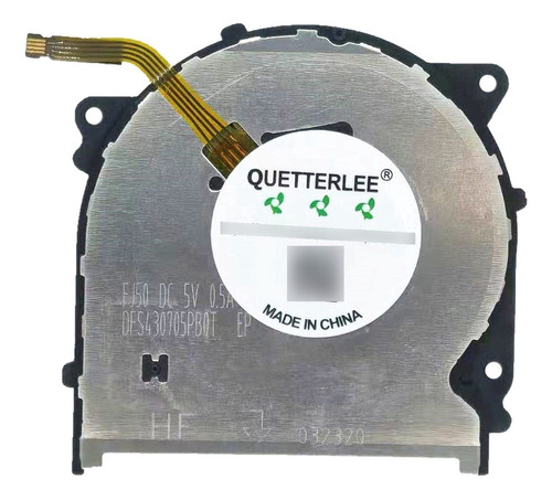 Quetterlee Ventilador Cpu Repuesto Para Lenovo Ideapad Miix5
