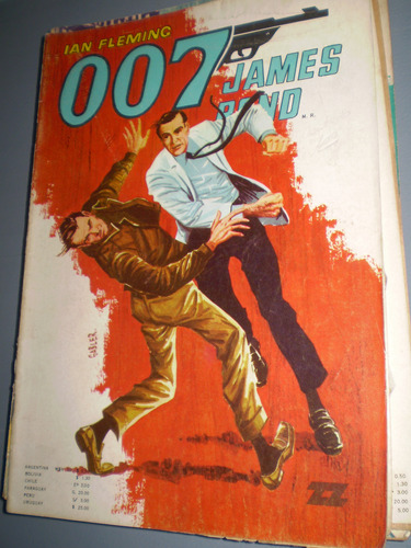 James Bond Comic 35 Antigua Historieta Zig Zag Revista 007