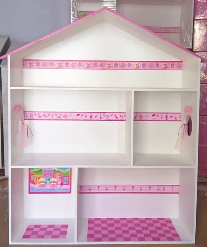 Casita De Mu ecas Pintada Decorada Mdf 9mm. Casitas Holy