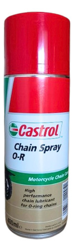 Lubricante De Cadena Moto Castrol Chain Spray Or 400 Ml X
