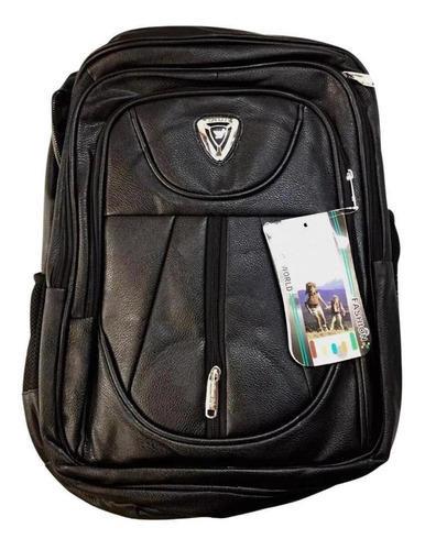 Mochila Para Notebook Couro Ron Chang Vertical Mk070382