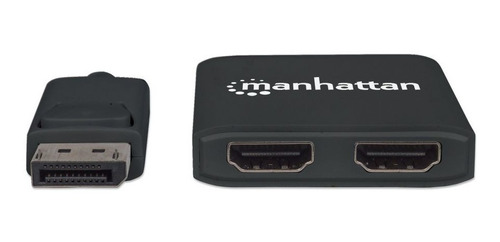 Video Splitter Manhattan Displayport 1dp In:2hdmi Out Usb/ms