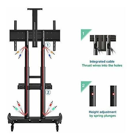 Oficina North Bayou Tv Carrito Soporte Monte Estante