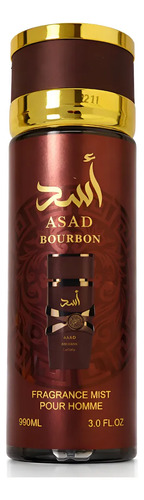 Perfume Árabe Body Spray Asad Bourbon Clive Dorris 90ml Top