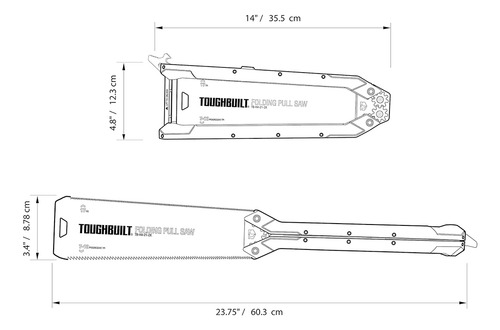 Serrote Tipo Japonês Dobrável 12 Toughbuilt Tb-h4-21-2x Nf