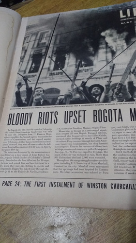 Life Ingles Internacional Vol 4 N° 10 Año 1948 Bogota En 
