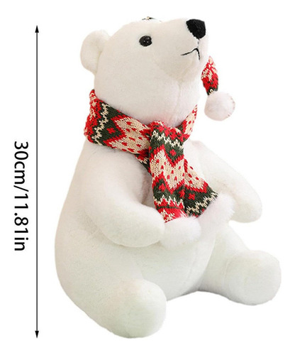 Oso Polar Felpa Oso Navidad - Oso Polar Regalo