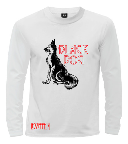 Camiseta Camibuzo Rock Led Zeppelin Black Dog