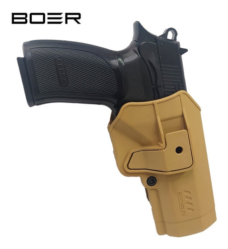 Imagen 2 de 10 de Funda Pistolera Boer Nivel2 Bersa Porta Cargador Doble Univ