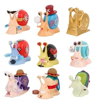 Comprar Figura One Piece Set X9 Den Den Mushi Mugiwaras Anime Pvc