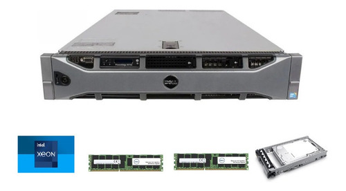 Servidor Dell Poweredge R710 2x Xeon X5675 128gb 4hd 600sas (Recondicionado)
