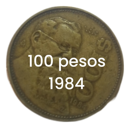 Monera De 100 Pesos De V. Carranza 