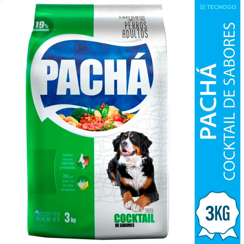 Alimento Para Perros Adultos Pacha Cocktail 3kg - Pet Corp