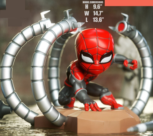 Spiderman No Way Home Chibi Archivos Stl Para Impresión 3d