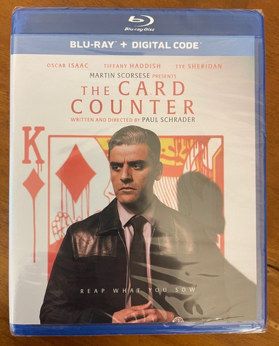 Bluray O Contador De Cartas - Schrader - Scorsese - Lacrado