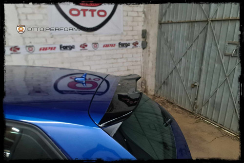 Aleron Trasero 3d En Negro Brillante Audi S3 8v Hatchback