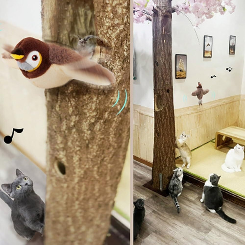 - Interactive Flappy Bird Cat Toy,pajaro Juguete Gato