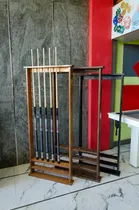 Comprar Taquera De Pool Para Pared Porta Bolas Espacio De 6 Tacos