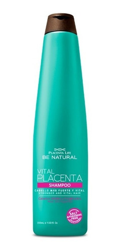 Shampoo Fortalecedor Vital Placenta Be Natural 350ml