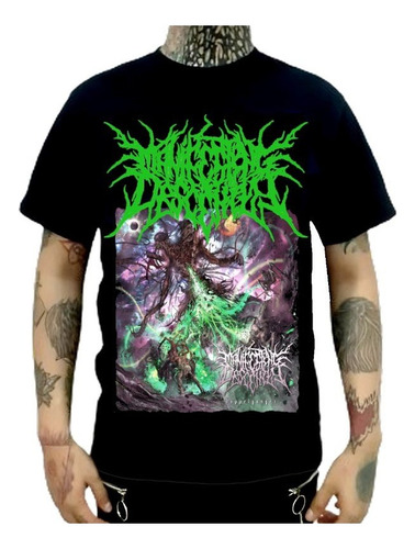 Playera Manifesting Obscenity Brutal Death Metal/technical