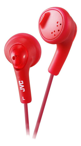 Jvc Haf160r Gumy Ear Bud Audífonos Rojo