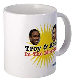 Taza Comunitaria Bsm Troy And Abed In The Morning, 11 Oz, Fu
