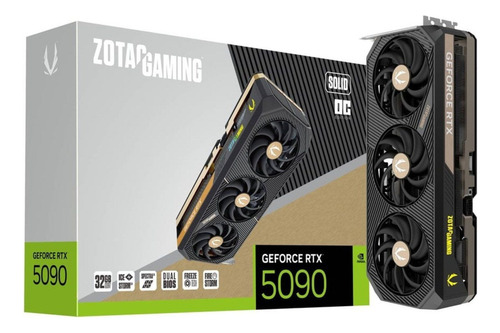 Placa De Vídeo Zotac Geforce Rtx 5090 Solid Oc 32gb Gddr7