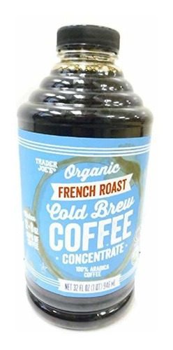 Concentrado Orgánica French Roast Fría Brew Coffee Trader Jo