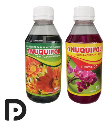 Combo 2 Nuquifol Vege Y Flora X 250c Fertilizantes Organicos