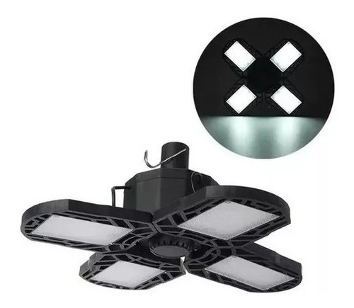 Foco Portátil, Lampara Solar Recargable Con Panel