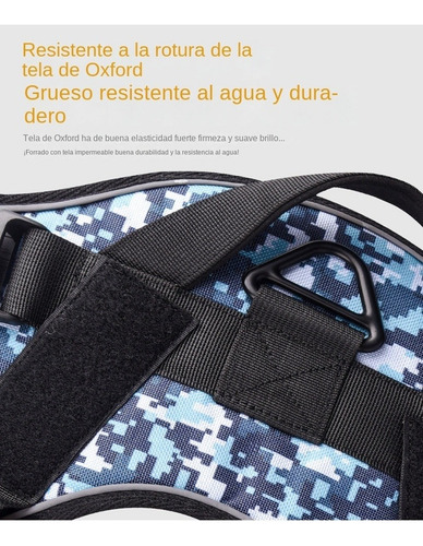 Camuflaje Arnes Táctico Para Perro Grande Chaleco Cazar