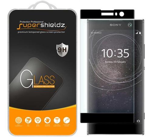 Protector De Pantalla Para Sony Xperia Xa2 Negro Curvo