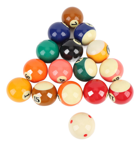 Juego De Billar Estándar De 16 Piezas De Resina De 57,2 Mm P