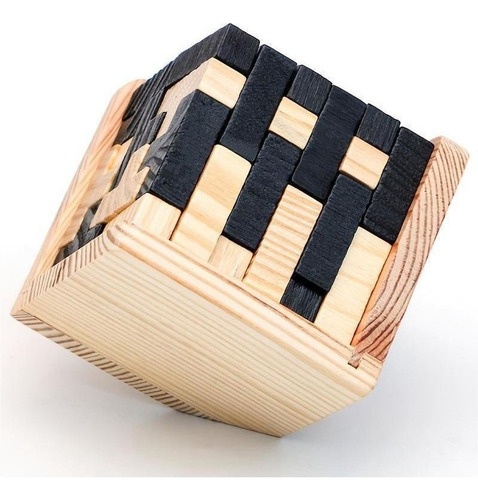 Bloques De Construcción De Tetris De Juguete De Madera