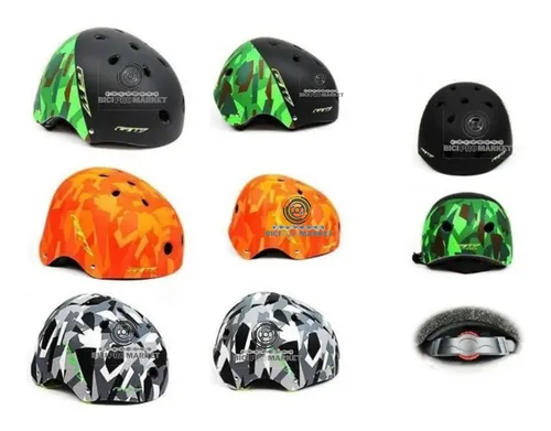 Casco gw de niño o niña para bicicleta y patines ajustable GW