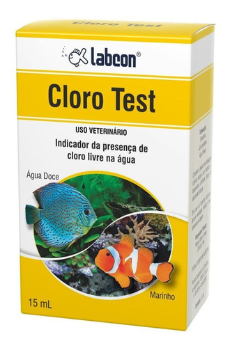 Alcon Labcon Cloro Teste 15 Ml Para Análise De Cloro Na Água